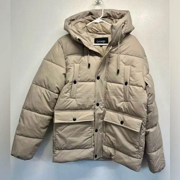 New George Men's Puffer Jacket - Picture 2 of 7